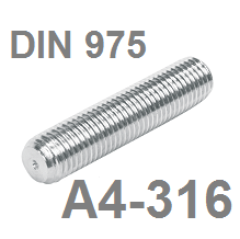 پیچ متری استیل A4-316